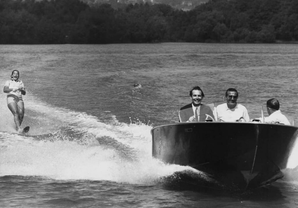 Dr Christian Barnard Driving, His Daughter Skiing