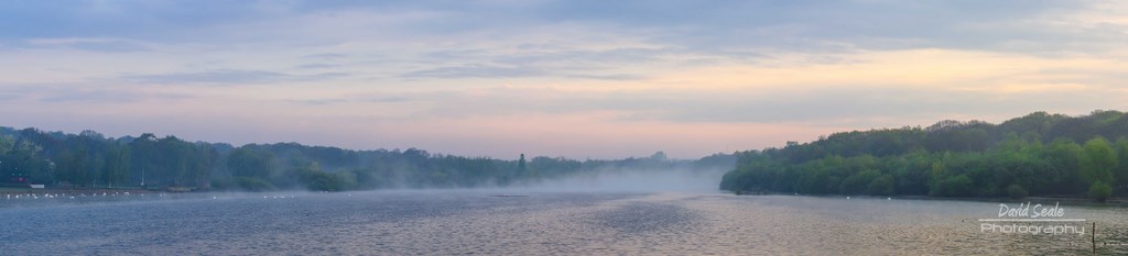 Mist On The Water At Ruislip Lido