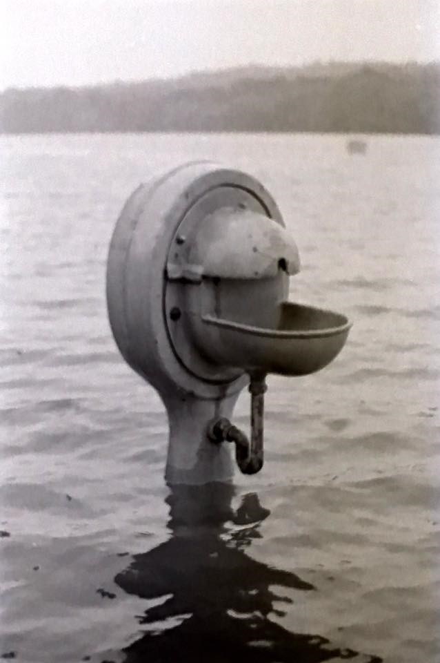 Ruislip Lido Water Fountain In The Water