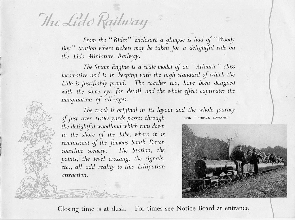 Ruislip Lido Railway Mentioned In A 1949 Brochure