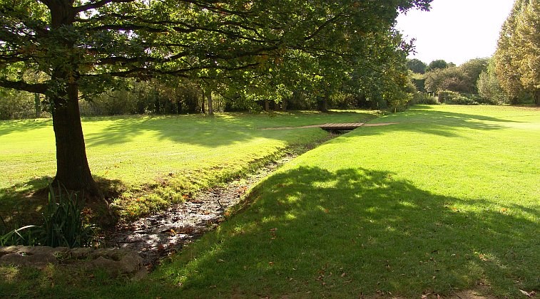 Ruislip Lido Canal Feeder In The Golf Fairway