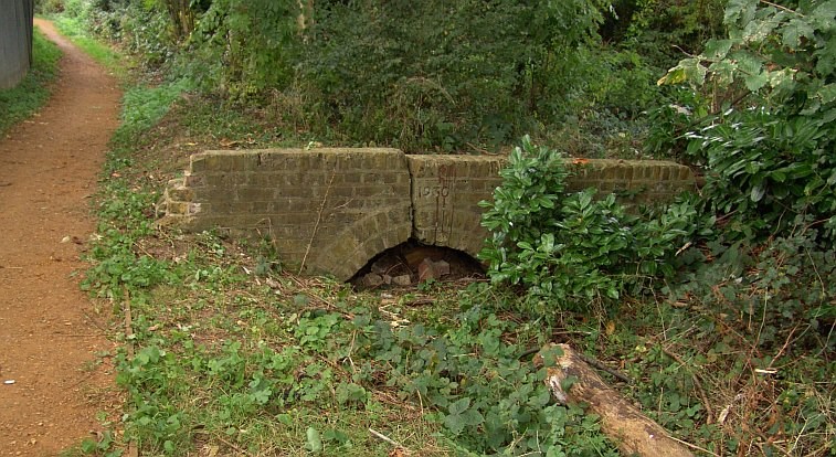 Ruislip Lido Canal Feeder Near Footpath