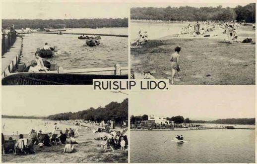 Ruislip Lido Multi View Card