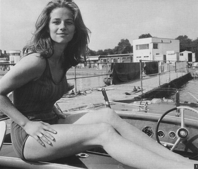 Charlotte Rampling At Ruislip Lido