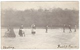 People Ice Skating On Ruislip Lido